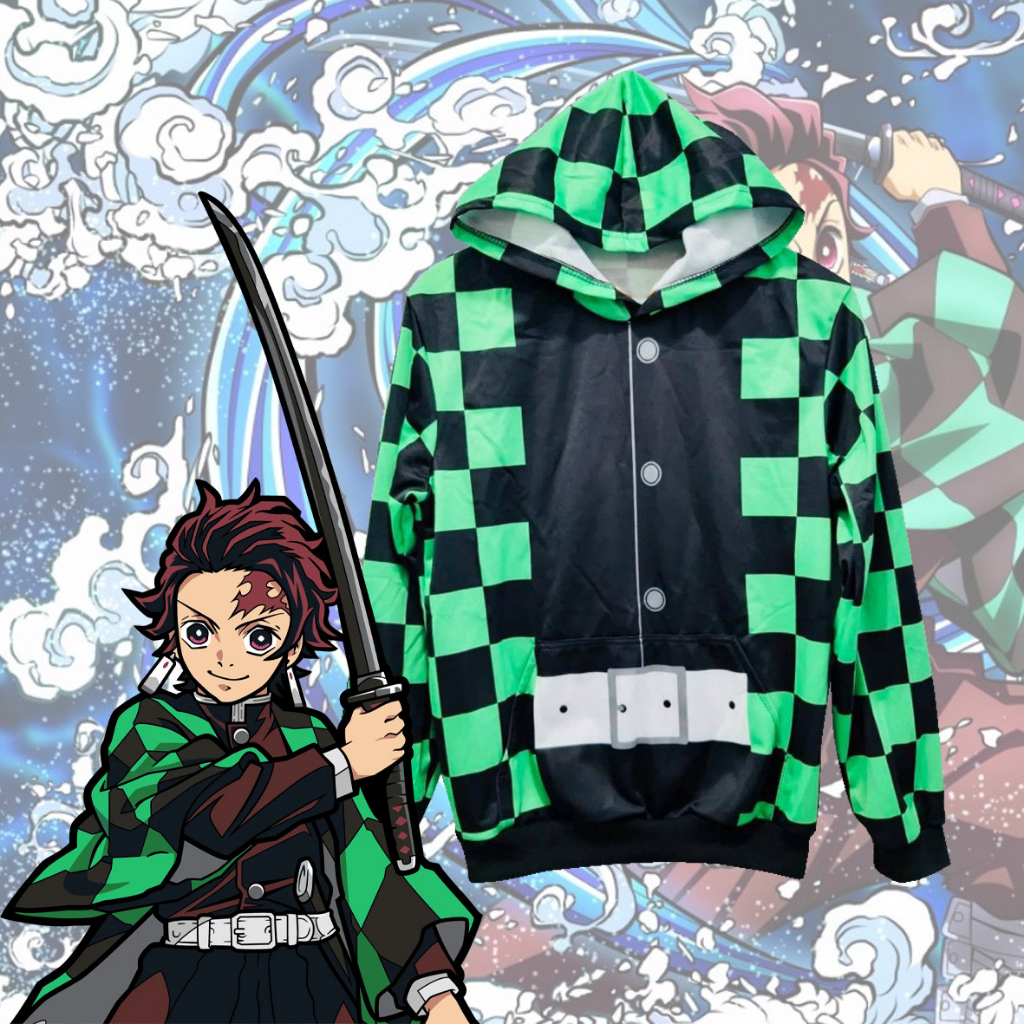 Sweater Tanjiro Kamado Haori Cosplay Demon slayer