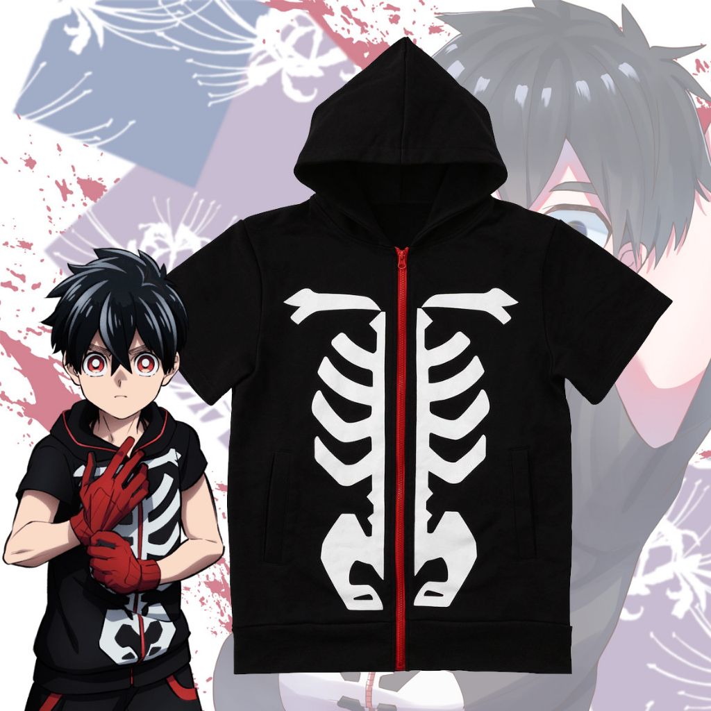 Kudou x Metro - Tshirt Hoodie Kabane Kemono Jihen Anime Cosplay