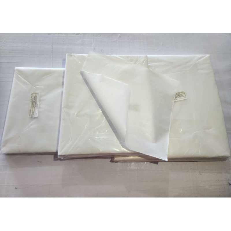 

Kertas Nasi MCD KFC / Kertas Bungkus Nasi / Kertas Litho Laminasi ada 2 ukuran : (23x27) & (30x30)