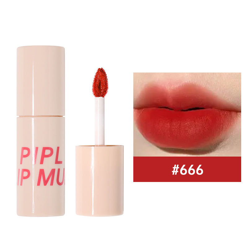 COD&Ready PIPL Lip Cream Matte Velvet Mist Lip Mud Korean Lipstick Tahan Lama Lip Tint Lip Clay Magic Casa Lip Mousse Lip Glaze Long Lasting Korea Import Murah-666