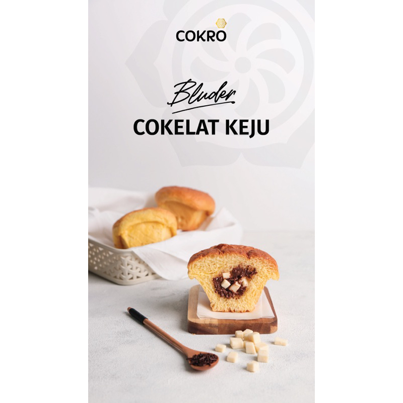 

Bluder Cokro Coklat Keju