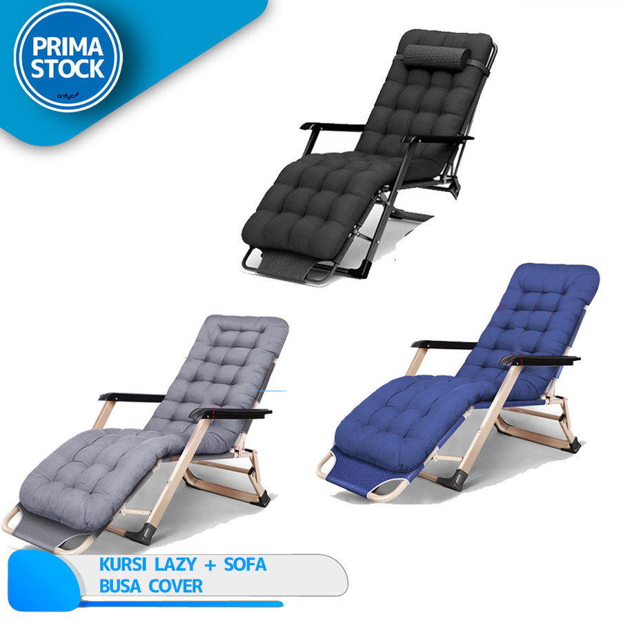 KURSI MALAS KASUR LIPAT FOLDING LAZY SOFA BED RANJANG MATRAS SANTAI