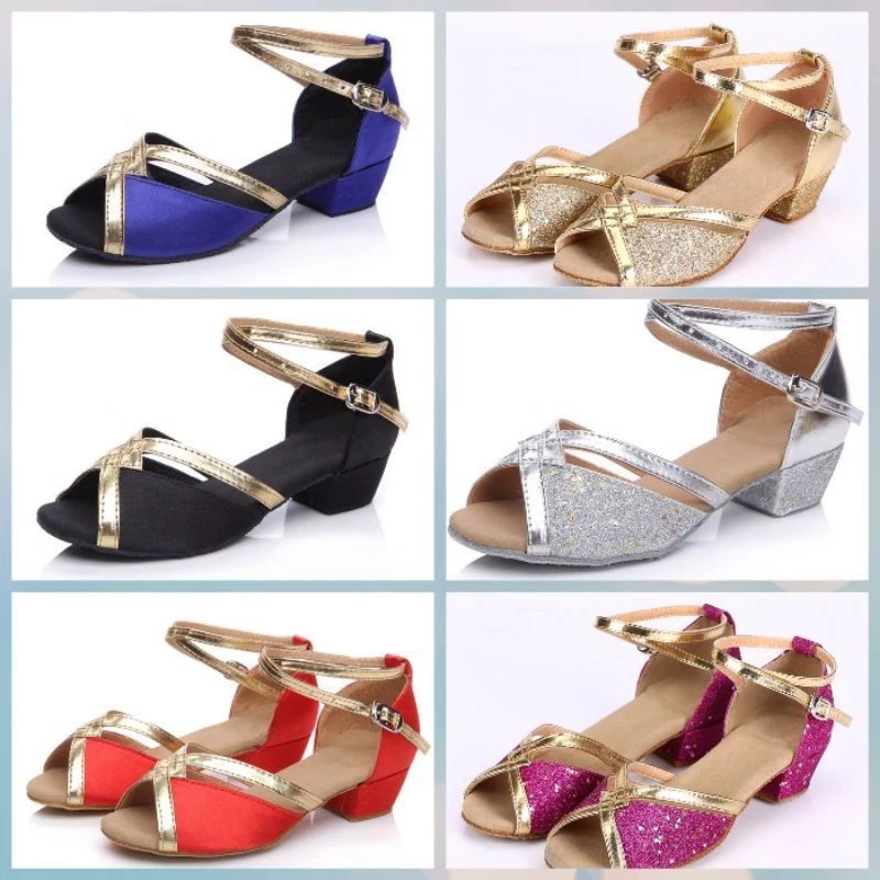 sepatu dance line dance bally dance wanita import Tapak Suede UH3-903