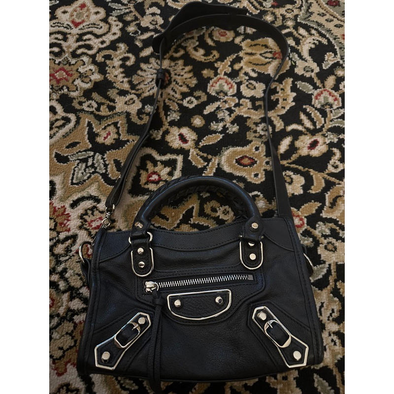balenciaga mini  city black