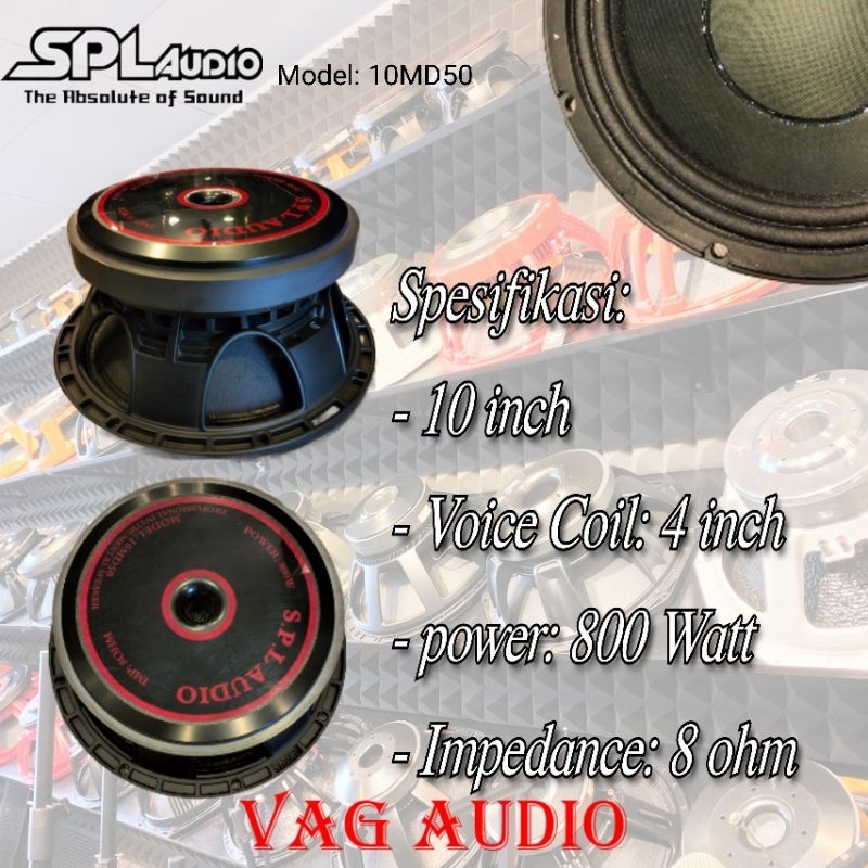 SPEAKER COMPONENT SPL AUDIO 10MD50