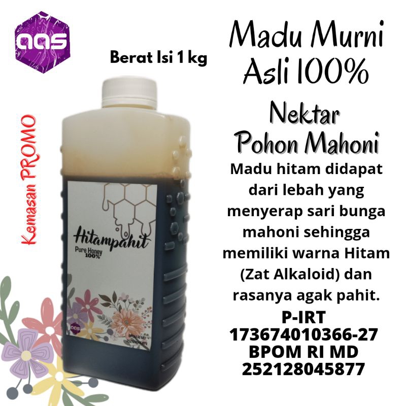 

Madu/Honey/Hitam/Pahit/Nextrak Pohon Mahoni 1 Kg Murni/Alami/Asli/Original 100% BPOM