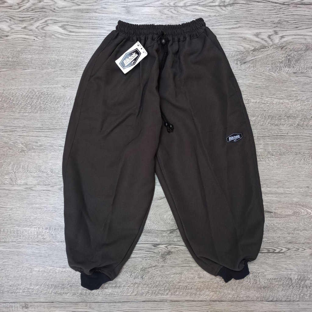 celana sirwal jogger anak hijau army M