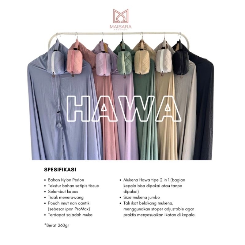 Mukena Hawa Maisara Premium Mukena travel