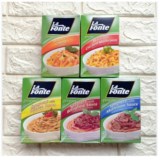 

LA FONTE PRONTO 63G / 117G