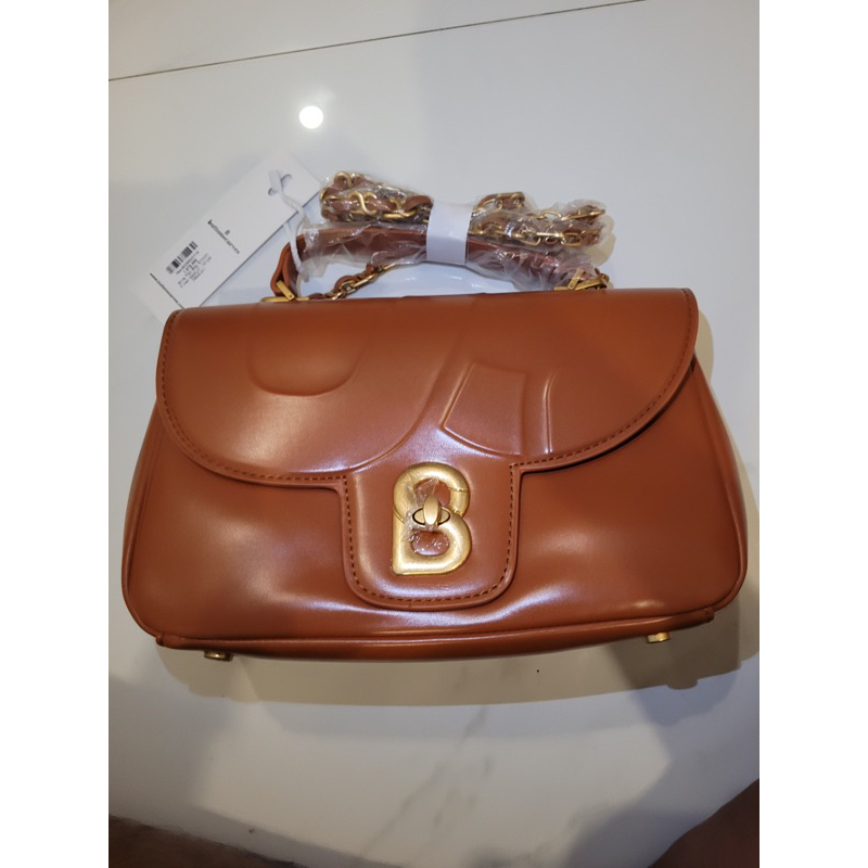 Buttonscarves bundling TAS alma chain bag dan Scarves As Is Tapis Embos cantaloupe