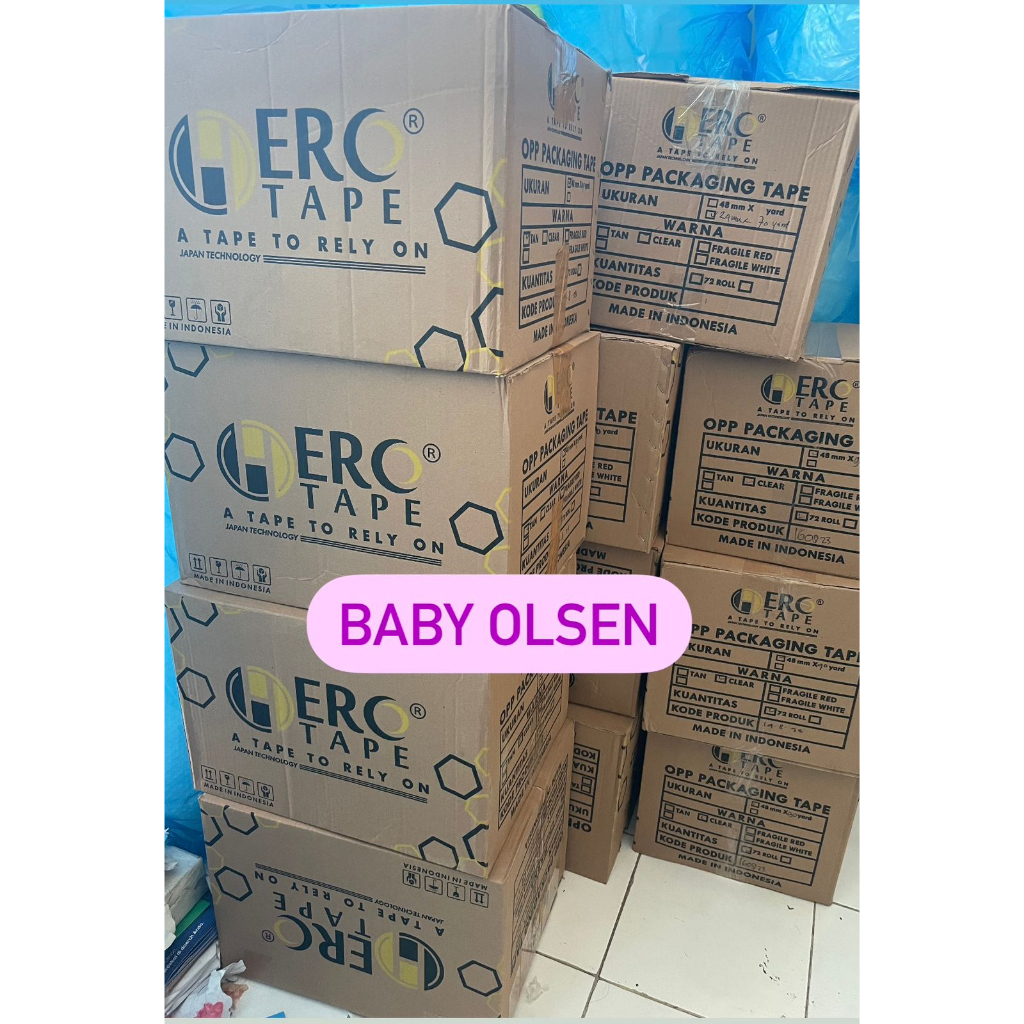 

LAKBAN BENING/COKLAT HEROTAPE KHUSUS EXPEDISI