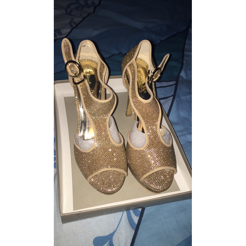 Elizabeth high heels sandal pesta rosegold