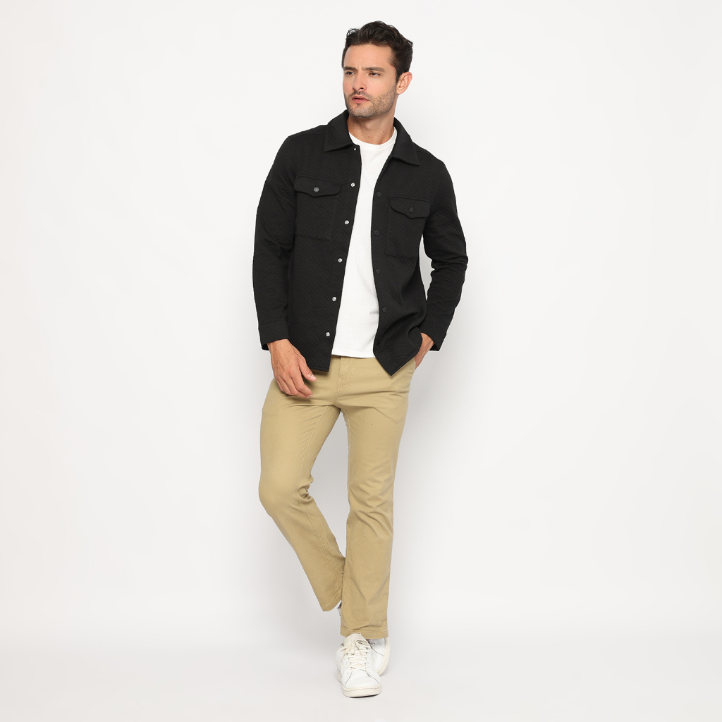 Carlos Moreno Jaket Comfort Kancing Metal Outer Casual JKM 190101