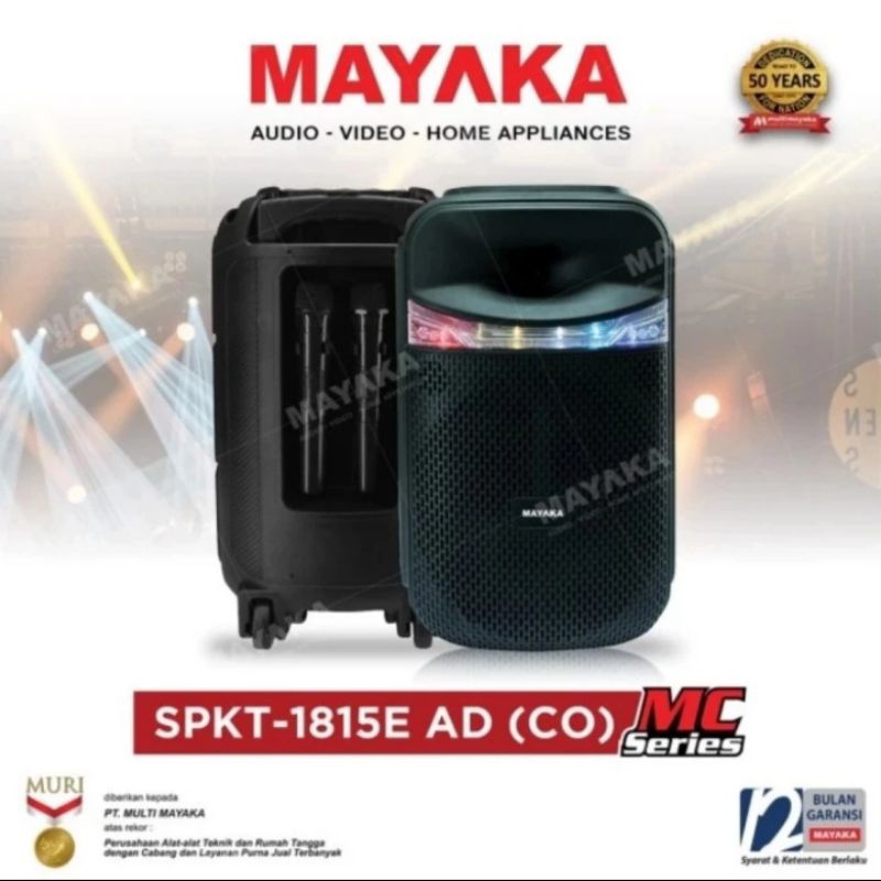 Speaker Wireless Portable Amplifier Mayaka SPKT-1815EAD Meeting ampli