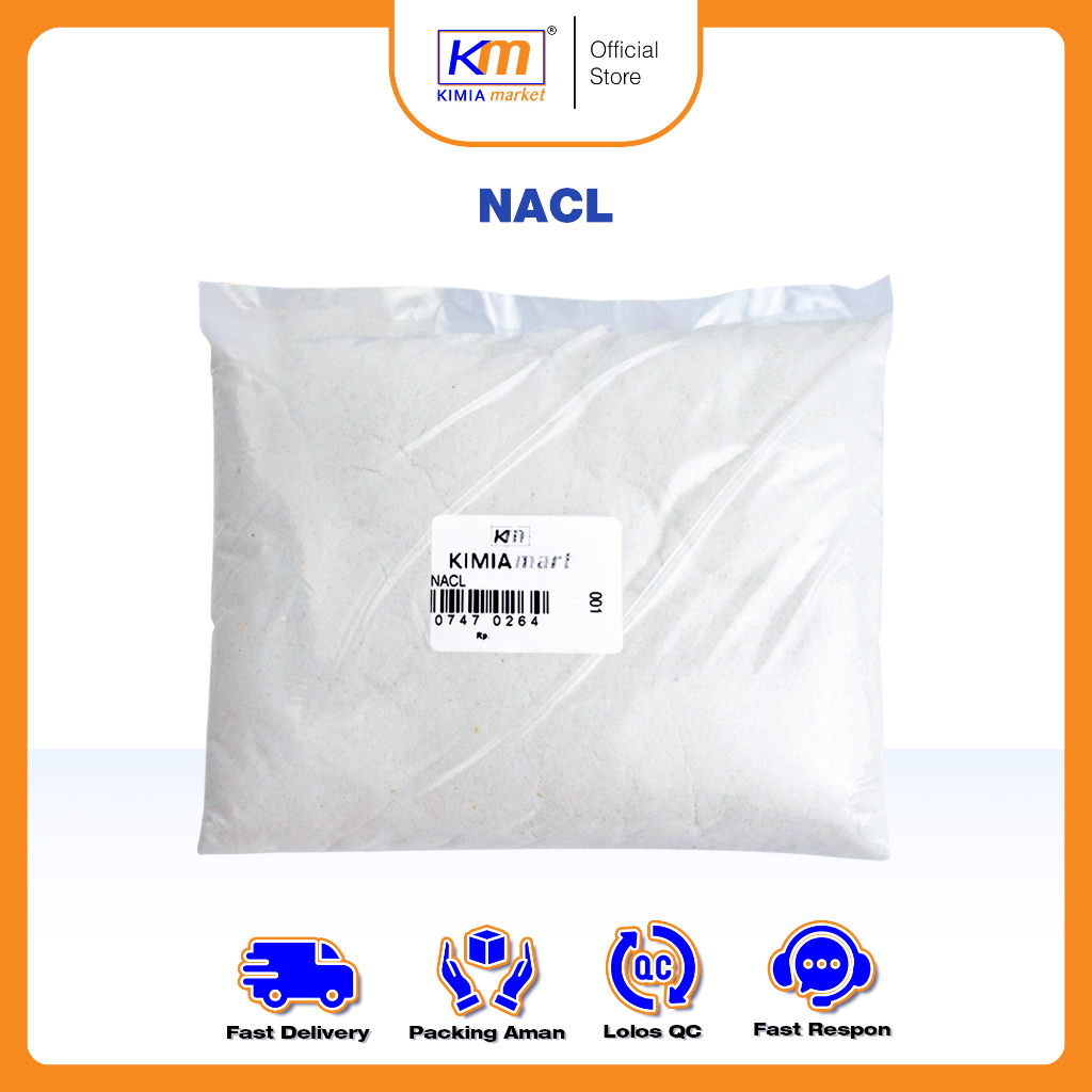 Garam Sabun Detergen / NaCl / Natrium Chloride / Bahan Baku Sabun / Salt 1Kg