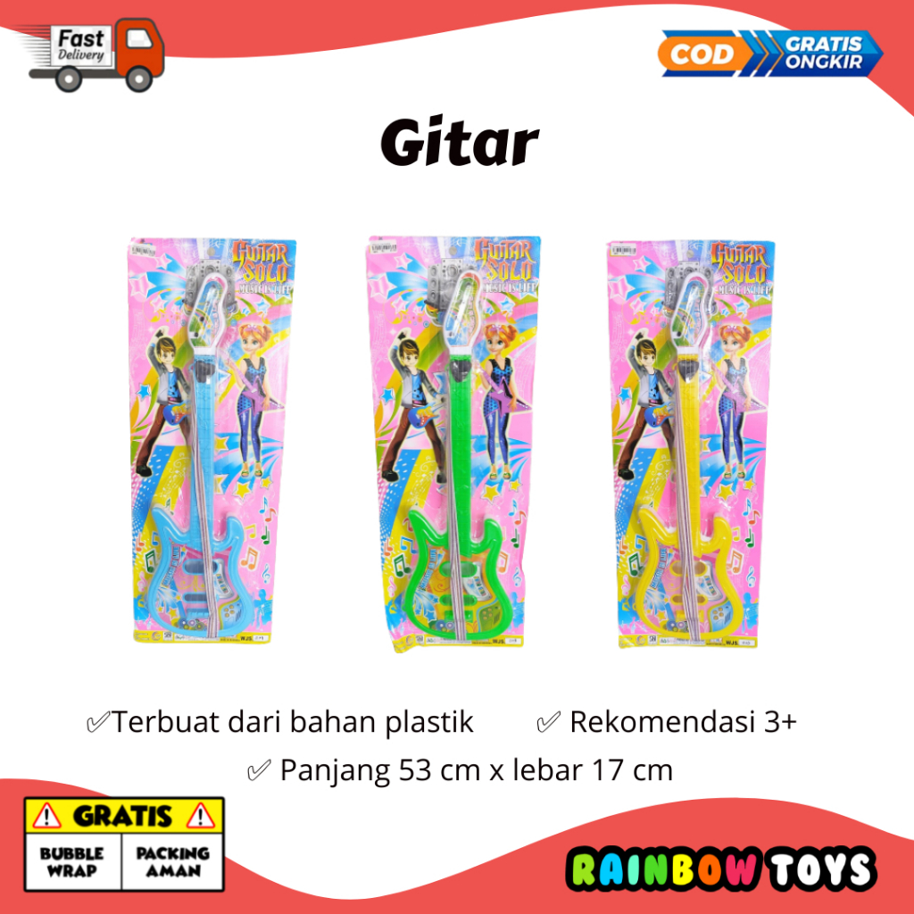 Mainan Gitar Plastik Alat Musik Ukulele Edukasi Musical Anak