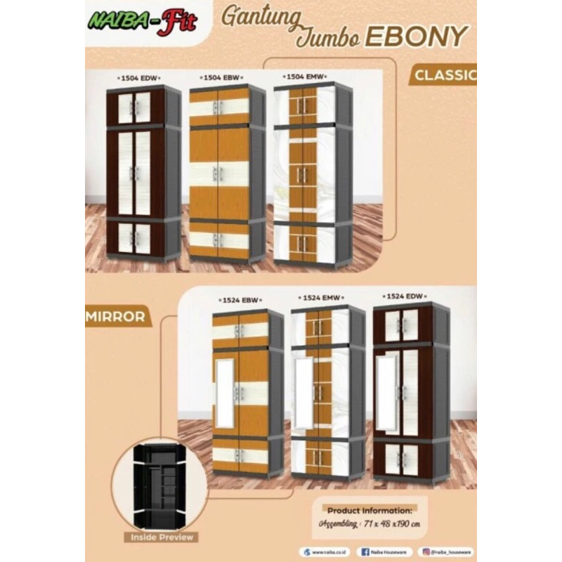 Lemari Naiba Fit Jumbo