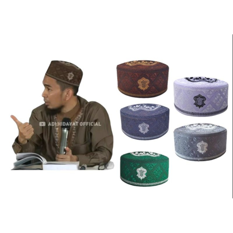 Peci Songkok Putih ustadz Adi Hidayat Putih Peci malaysia original abdul Karim peci malaysia terompa