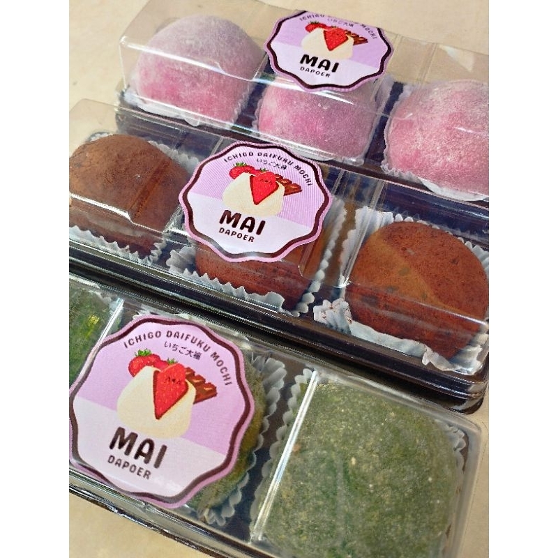 Ichigo Daifuku Mochi | Mochi Cream Cheese | Mochi Mangga