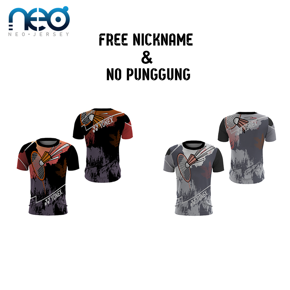 [NeoJersey] Jersey Badminton Bulutangkis YONEX Badminton Kerah O - ART 1