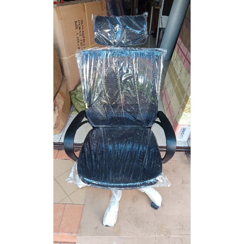 kursi kantor kursi jaring kaki krom kursi gaming chair crome kursi direktur manager staff hidrolik