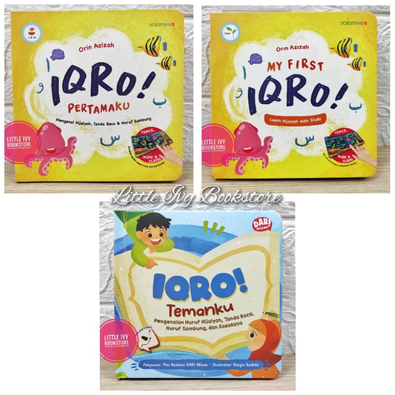 Iqro Pertamaku (Mengenal Hijaiyah, Tanda Baca dan Huruf Sambung) / My First Iqro / Iqro Temanku. Buk