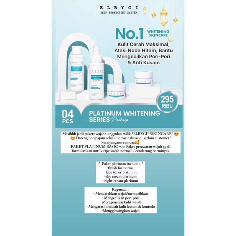 PAKET PLATINUM ELBYCI SKINCARE