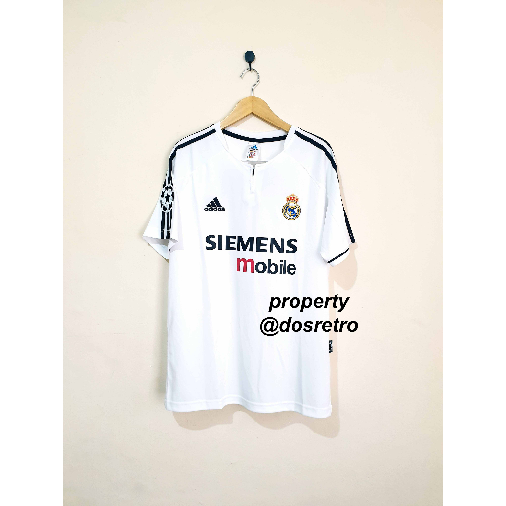 Jersey Retro Rare Real Madrid Home 2003 2004 ZIDANE