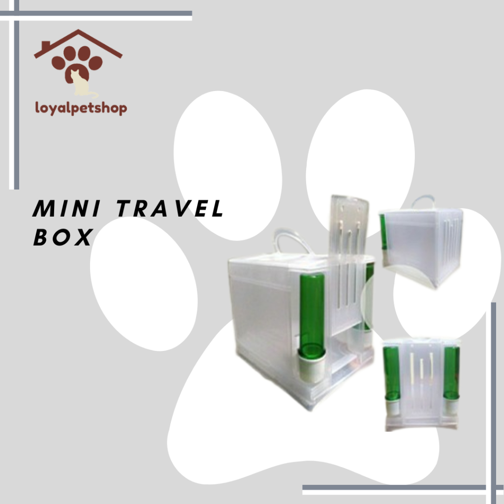 Mini Travel Box - Kandang Hewan Kecil hamster