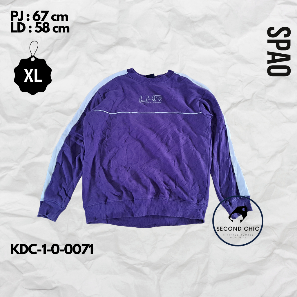 Crewneck SPAO ORIGINAL | Crewneck Pria | Sweater SPAO | Crewneck branded | Sweater branded