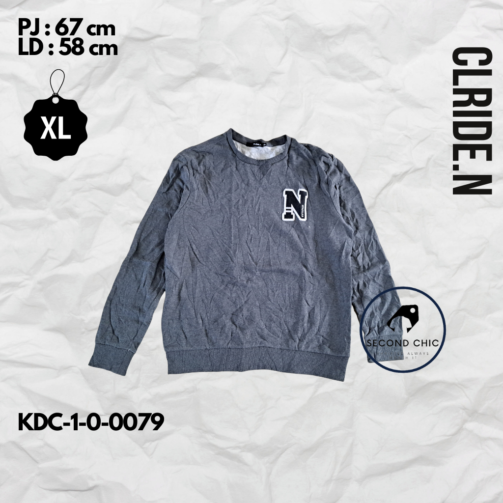 Crewneck CLRIDE.N ORIGINAL | Crewneck Pria | Sweater CLRIDE.N | Crewneck branded | Sweater branded