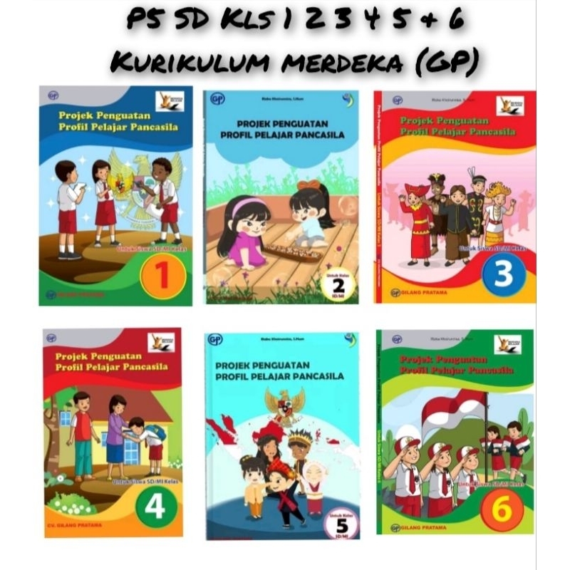 Buku P5 : Projek Penguatan Profil Pelajar Pancasila SD/MI Kelas 1, 2, 3, 4, 5, 6