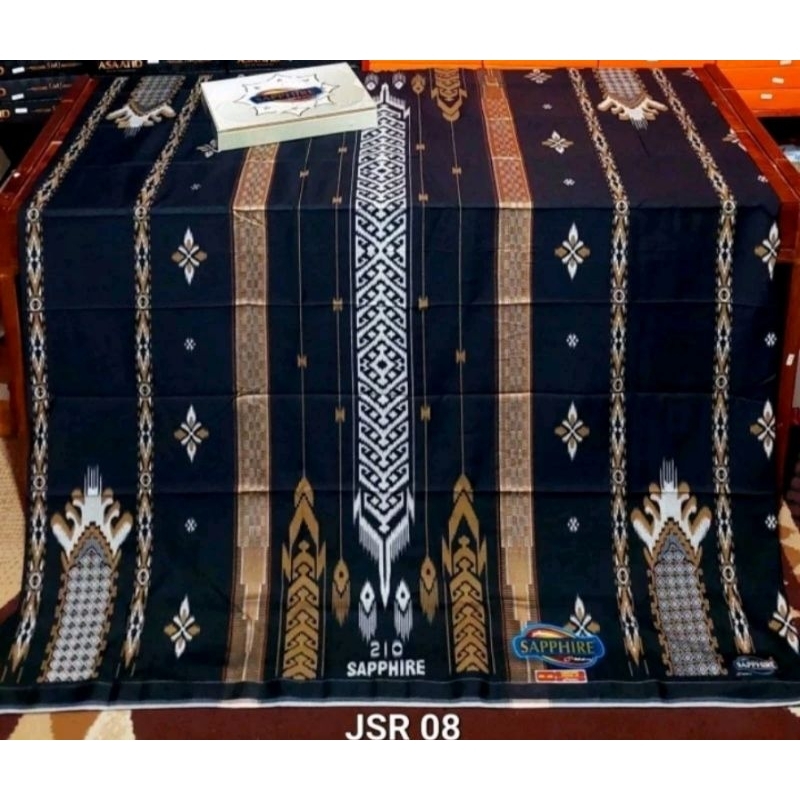 Sarung sapphire stk jsr motif bhs hitam