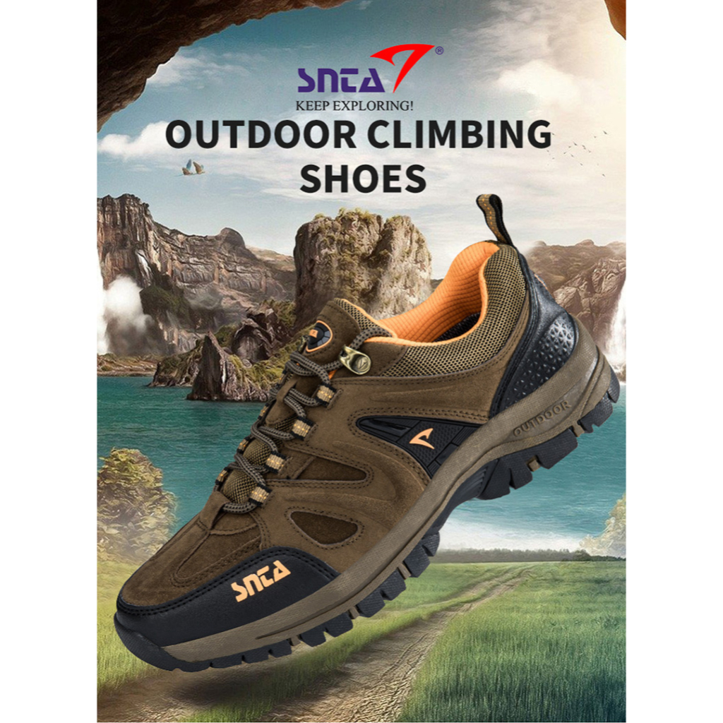 Hiking Shoes SNTA 442 Semi Waterproof Sepatu Gunung Snta Pendek Original Size 39 40 41 42 43 44 45