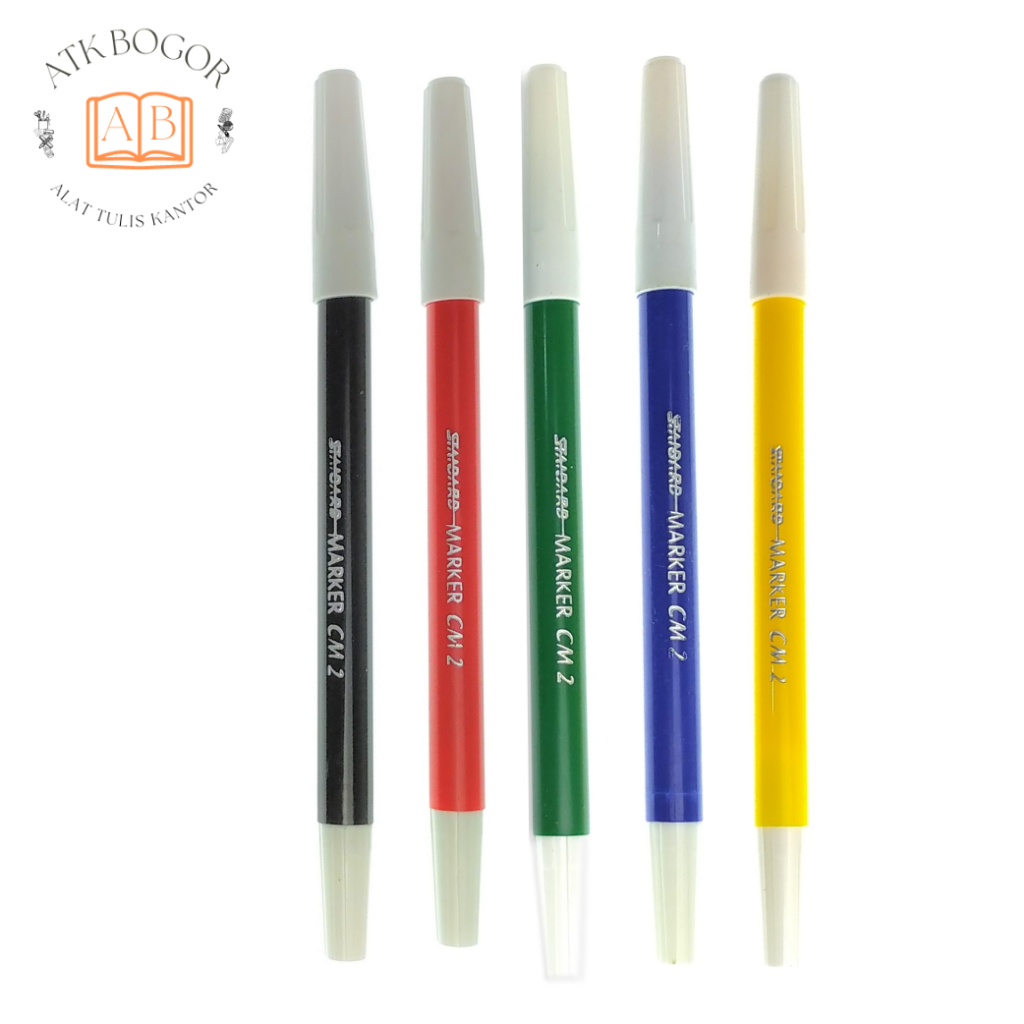 

Spidol Kecil Warna Warni Standard Child Marker CM2 - Tinta Hitam / Biru / Merah / Hijau / Kuning
