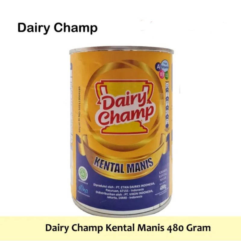 

Susu Kental Manis Dairy champ 480 ml