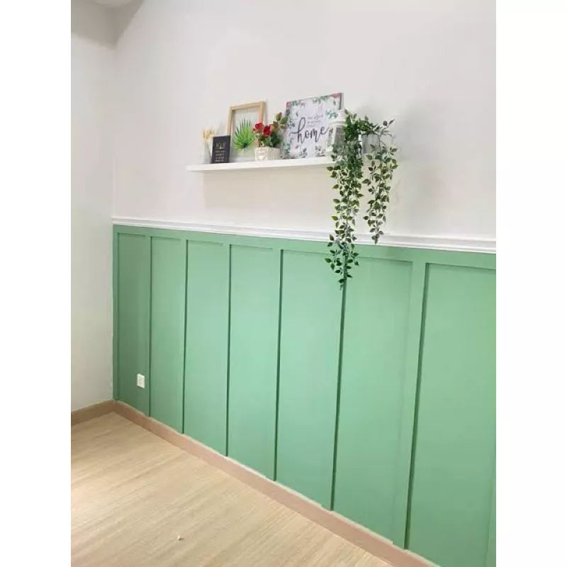 Wall Batten Hmr Molding Mdf Hijau 5x100cm 6mm