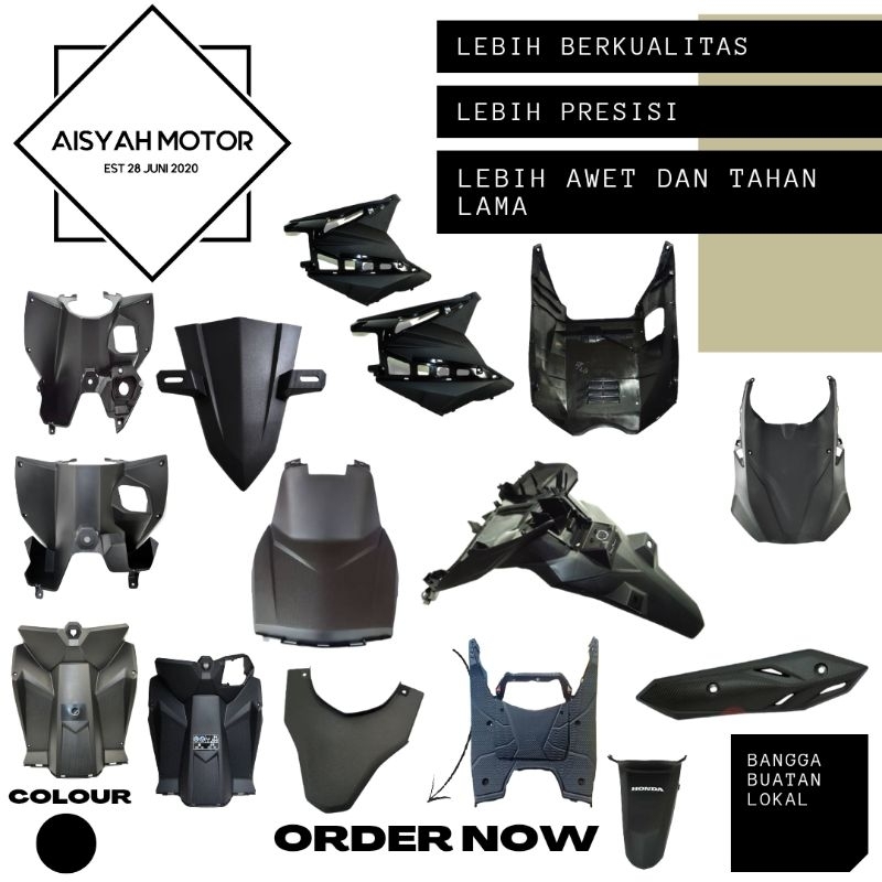 Cover Bodi Kasar Honda Beat Street Deluxe Tahun 2020