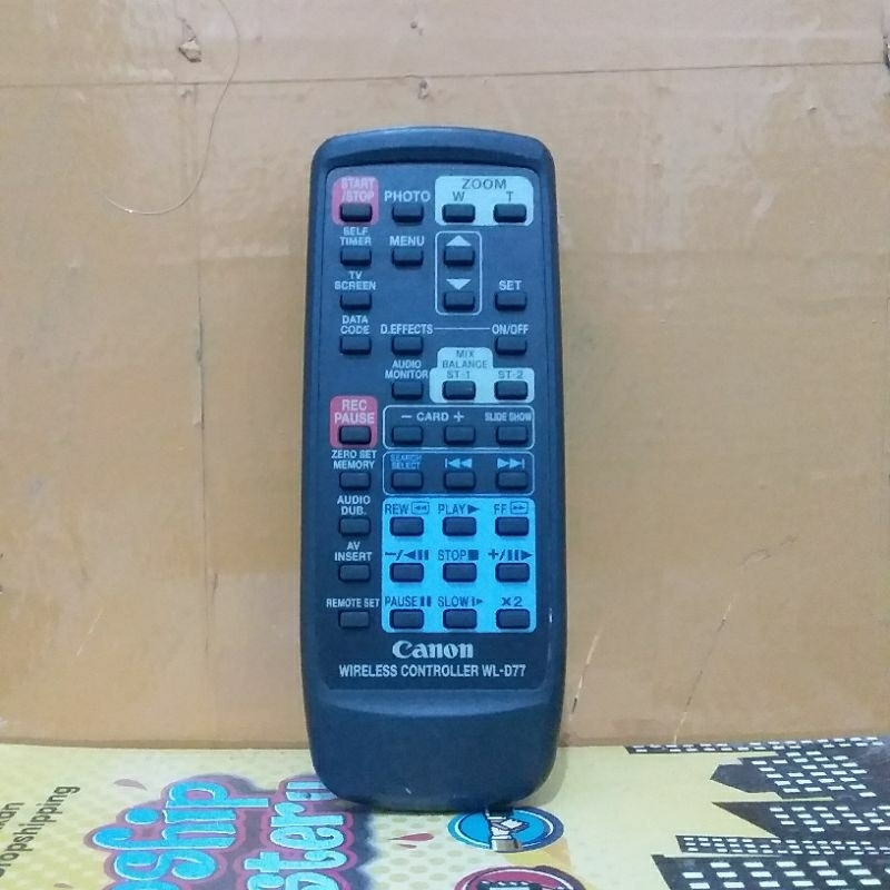 REMOTE CONTROLLER WIRELESS CANON SERI WL-D77 ORIGINAL
