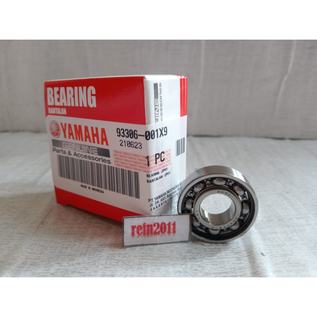 BEARING LAHER NOKEN AS 6001 VIXION JUPITER MX R15 XABRE MT15 SOUL GT 125 ASLI ORI YAMAHA 93306 001X9