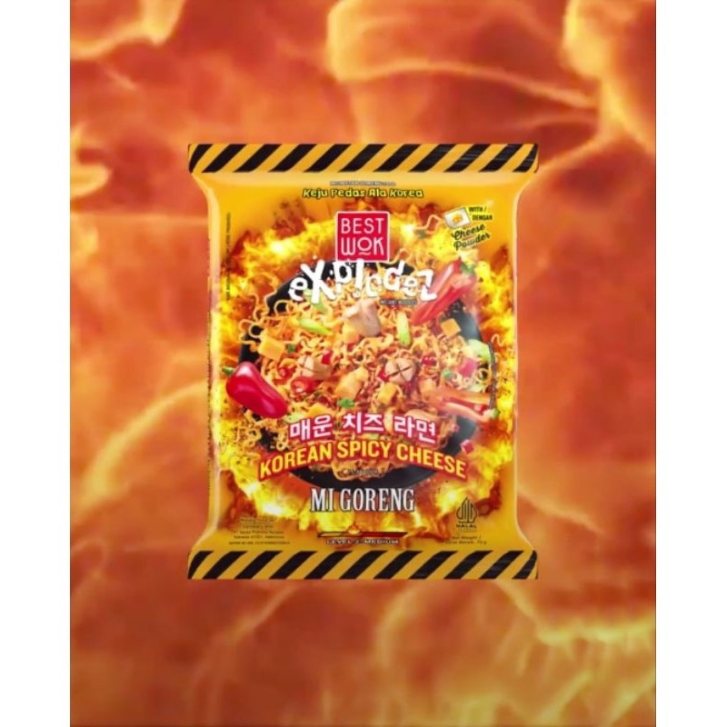 

Best wok - Explodez mie goreng Korean Spicy Cheese