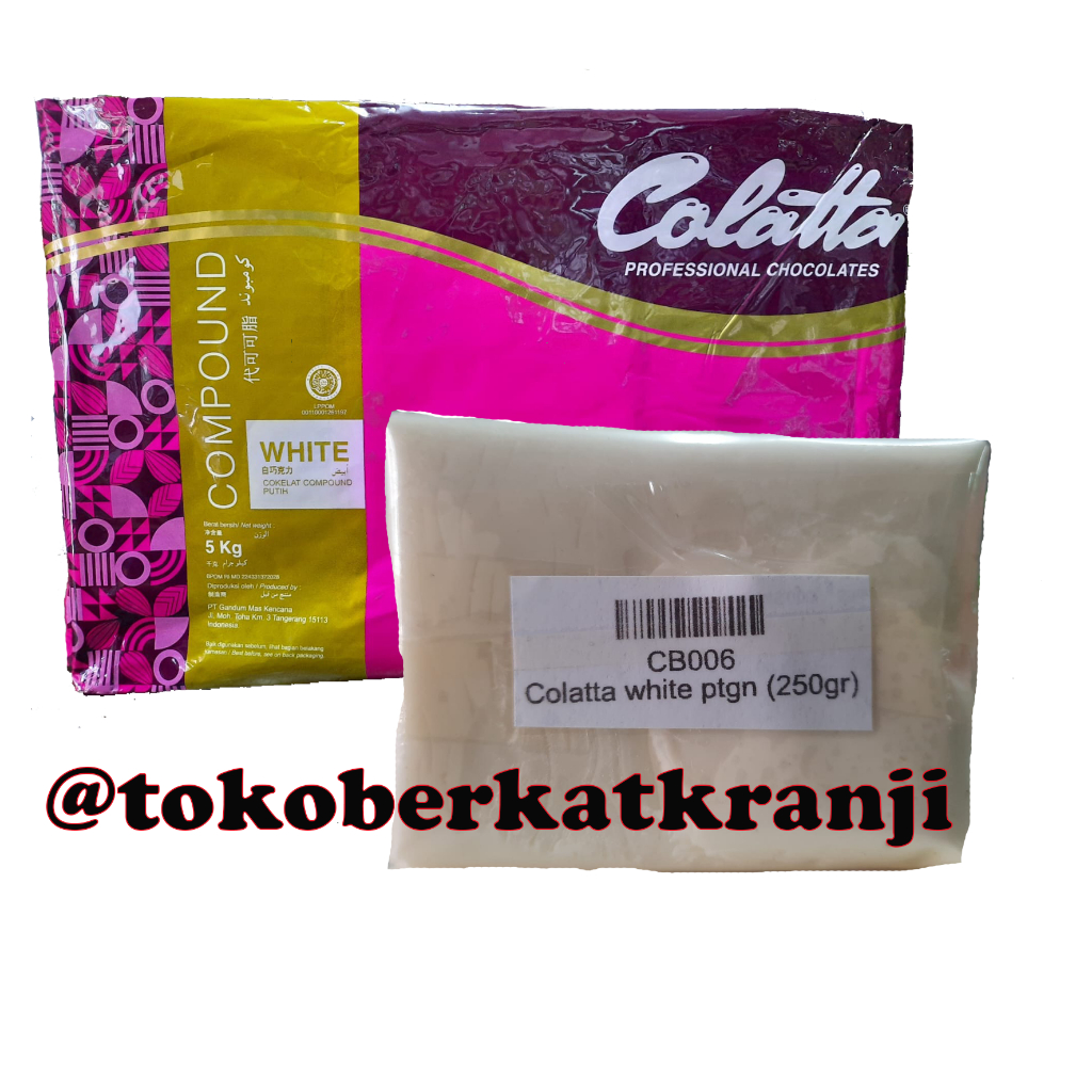 

Colatta white compound 250 gr (Sebelum dipacking sudah kami cek terlebih dahulu dan dalam kondisi aman)