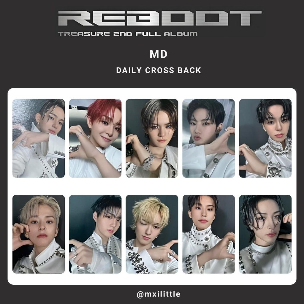 (READY INA) sharing TREASURE REBOOT MD Daily Cross Bag / PC photocard Jihoon Jeongwoo Asahi Haruto