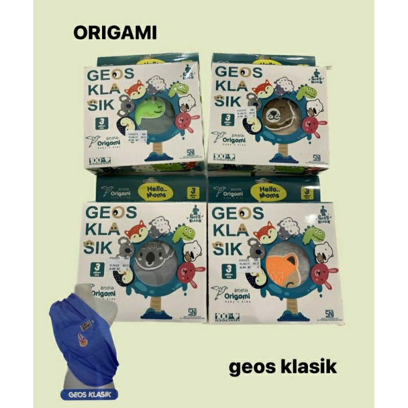 

ORIGAMI GENDONGAN GEOS KLASIK