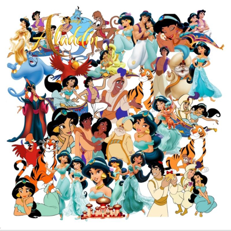 

Stiker Princess Jasmine dan Aladin