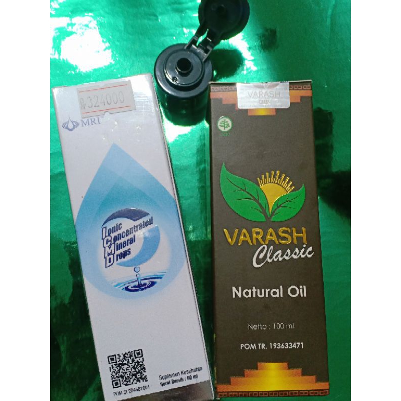 Paket iCMD 60ml plus Varash Classic 100ml Original Asli