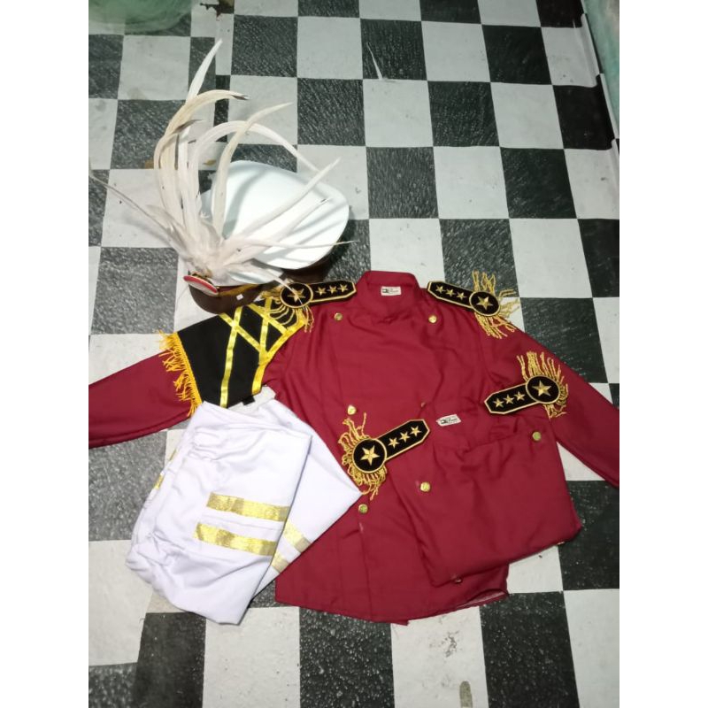 baju mayoret cowok lengkap/baju mayoret ank