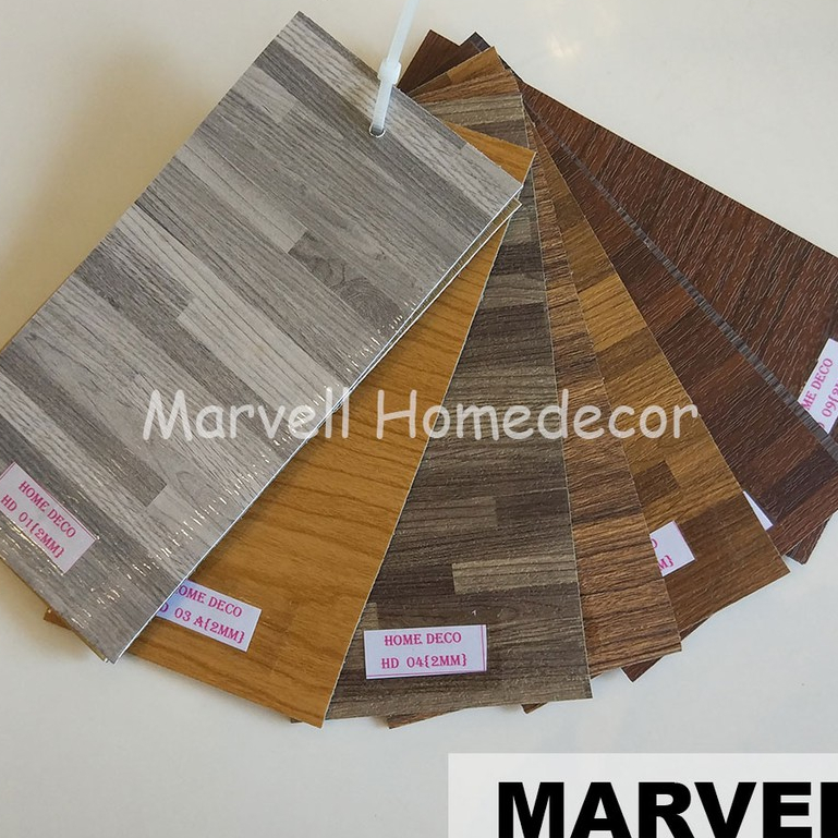 Lantai Vinyl Lantai Kayu Motif Kayu Asli Tebal 2 mm Harga Per Meter Persegi Bukan Per Box Premium Hi
