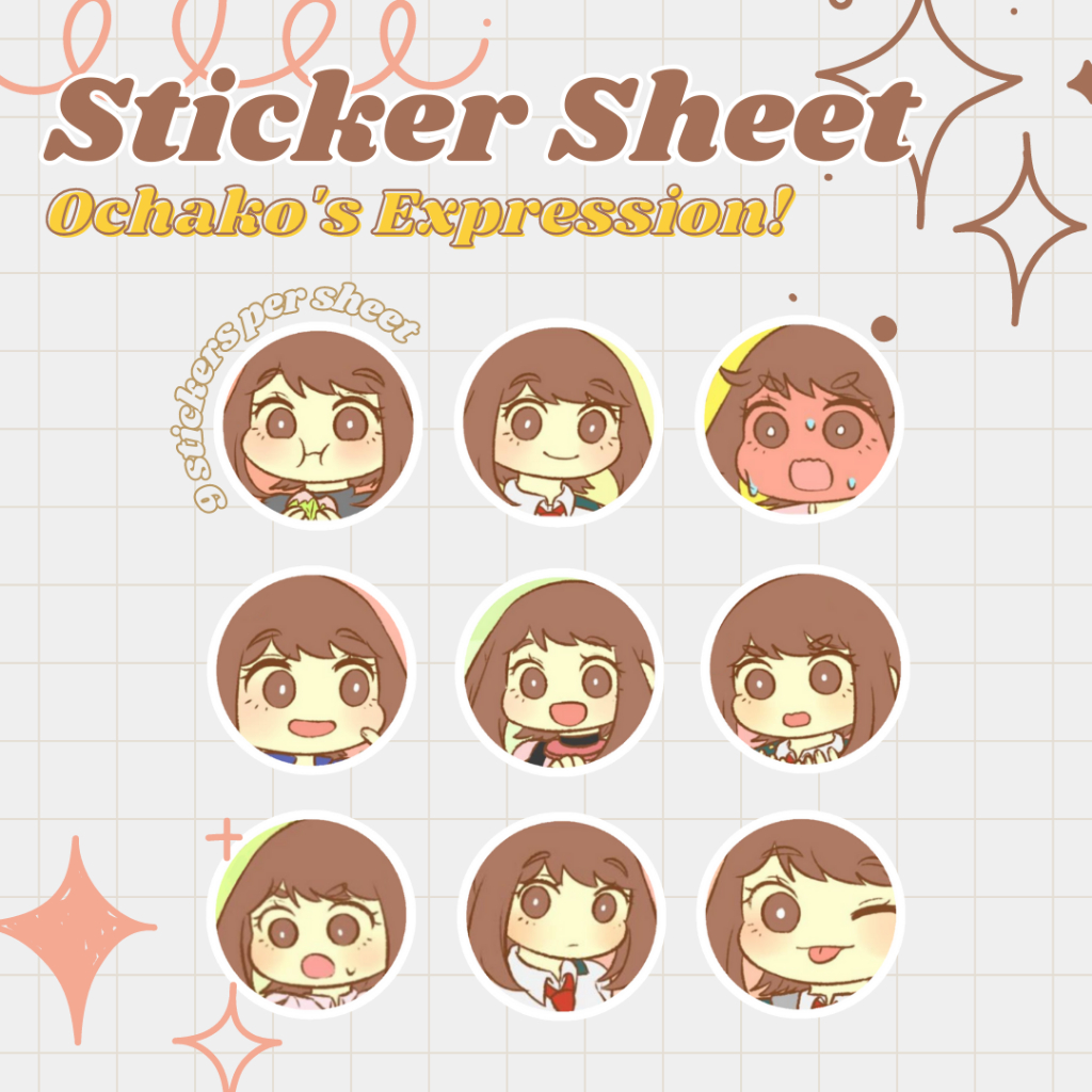 

Sticker Sheet Kacchako Vol. 1