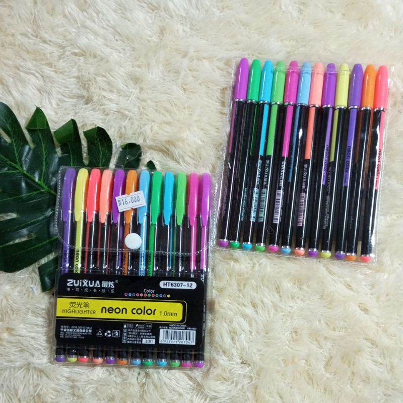 

HIGHLIGHTER ZUIXUA 12WARNA